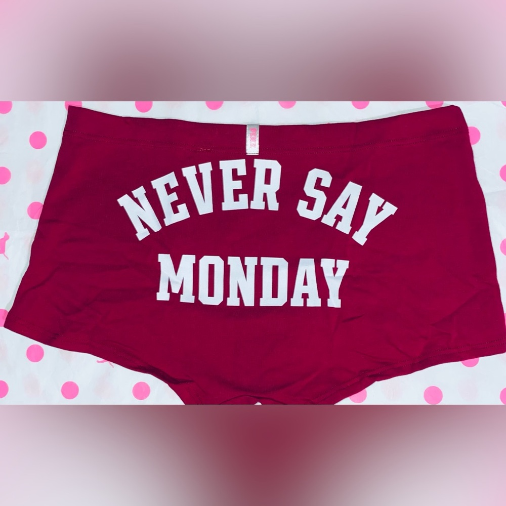 Victoria’s Secret Pink boyshort panties PINK Shortie PINK Panties pink cotton